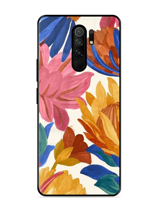 Blooming Tapestry Glossy Soft Edge Case for Poco M2 Reloaded Chachhi