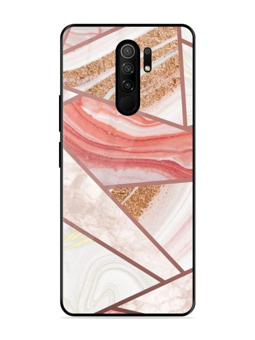 Rosy Mosaic Glossy Soft Edge Case for Poco M2 Reloaded Chachhi