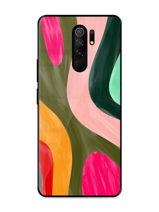 Wavy Wonderland Glossy Soft Edge Case for Poco M2 Reloaded