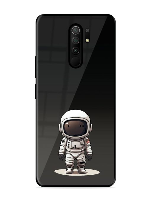 Neon Astronaut Glossy Soft Edge Case for Poco M2 Reloaded Chachhi