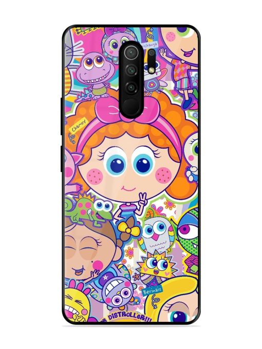 Distroller Friends Glossy Soft Edge Case for Poco M2 Reloaded Chachhi