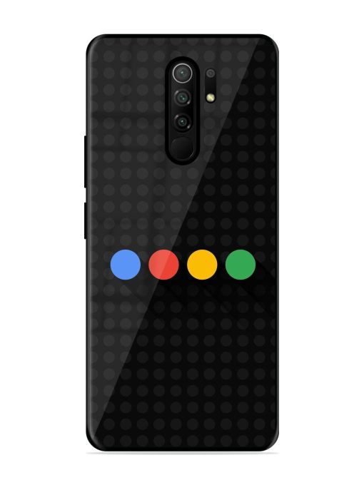 Google Dots Glossy Soft Edge Case for Poco M2 Reloaded Chachhi