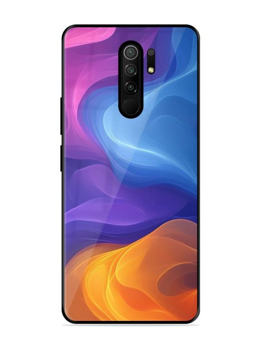 Cosmic Currents Glossy Soft Edge Case for Poco M2 Reloaded Chachhi