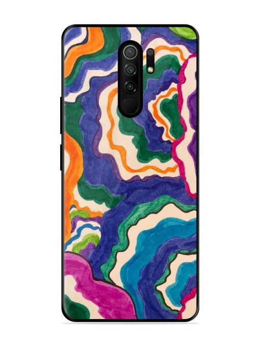 Wavy Wonder Glossy Soft Edge Case for Poco M2 Reloaded Chachhi