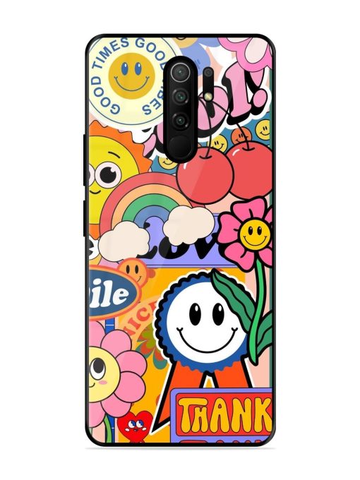 Good Times Good Vibes Glossy Soft Edge Case for Poco M2 Reloaded Chachhi