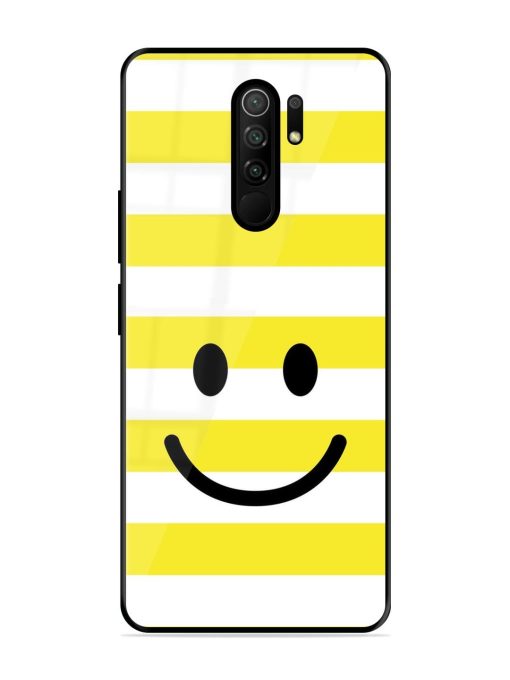 Smiling Stripes Glossy Soft Edge Case for Poco M2 Reloaded Chachhi