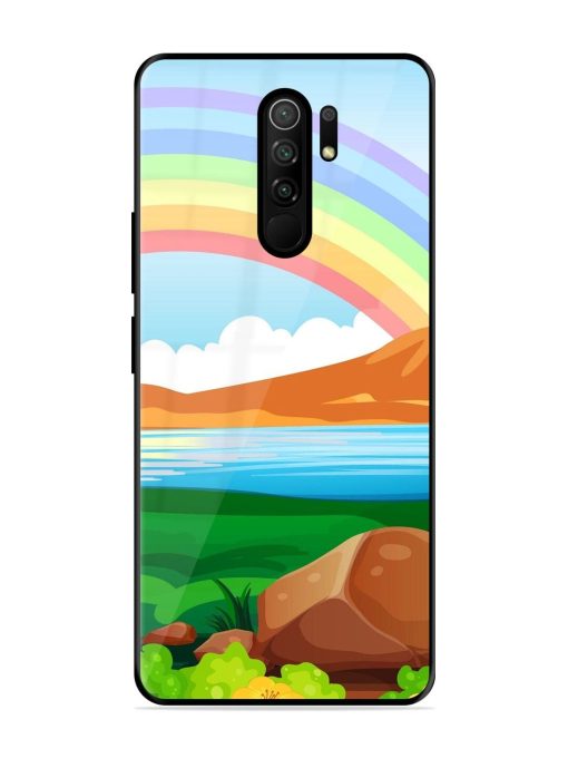 Rainbow Over The Lake Glossy Soft Edge Case for Poco M2 Reloaded Chachhi