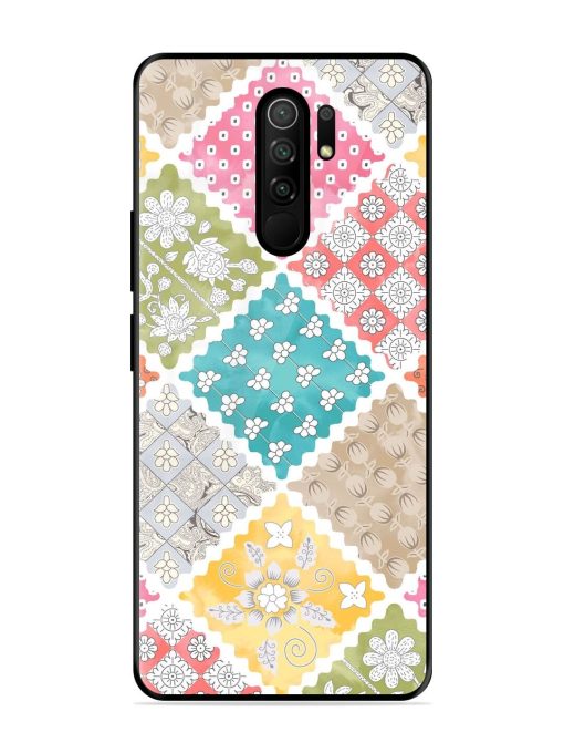 Patchwork Dreamscape Glossy Soft Edge Case for Poco M2 Reloaded Chachhi