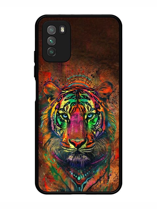 Cosmic Tiger Glossy Soft Edge Case for Poco M3 Chachhi