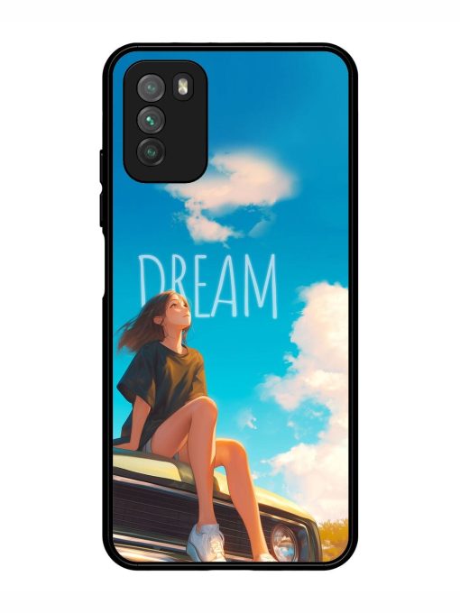 Girly Dream Art Glossy Soft Edge Case for Poco M3