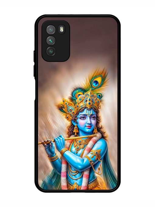 Divine Krishna Glossy Soft Edge Case for Poco M3 Chachhi