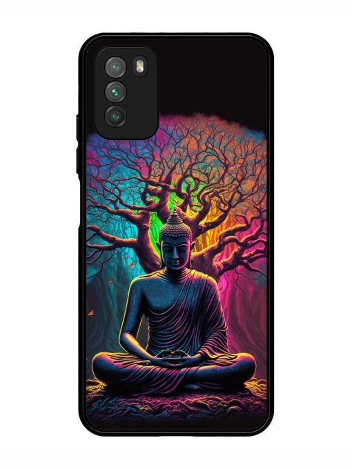 Enlightened Serenity Glossy Soft Edge Case for Poco M3 Chachhi