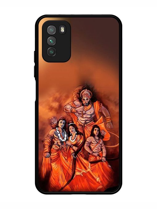 Sita Ram Glossy Soft Edge Case for Poco M3 Chachhi