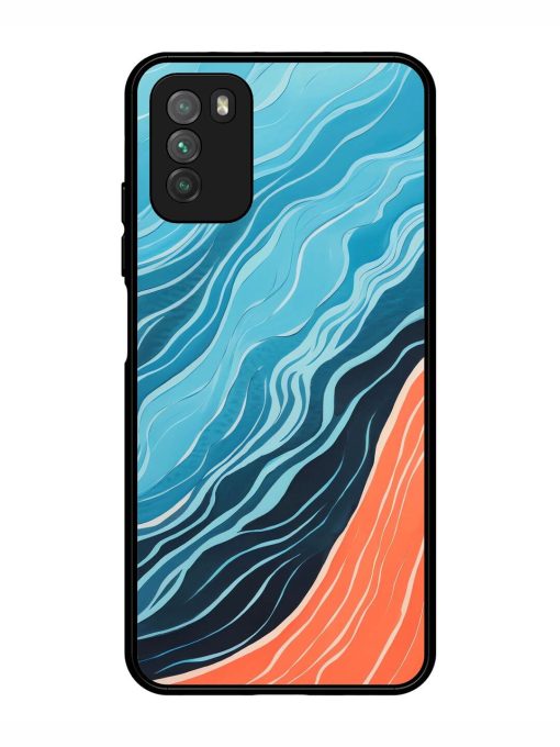 Oceanic Divide Glossy Soft Edge Case for Poco M3 Chachhi