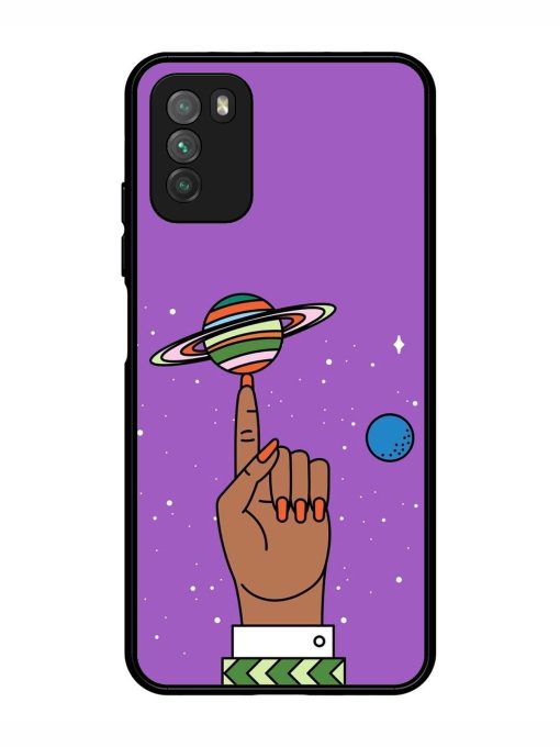 Spinning The Universe Glossy Soft Edge Case for Poco M3 Chachhi