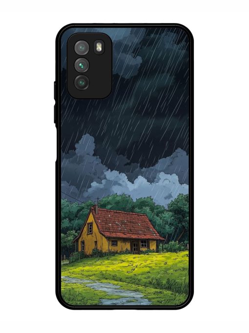 Rainy Day Retreat Glossy Soft Edge Case for Poco M3