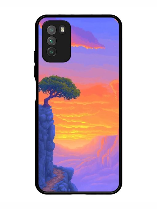 Cliffside Solitude Glossy Soft Edge Case for Poco M3 Chachhi