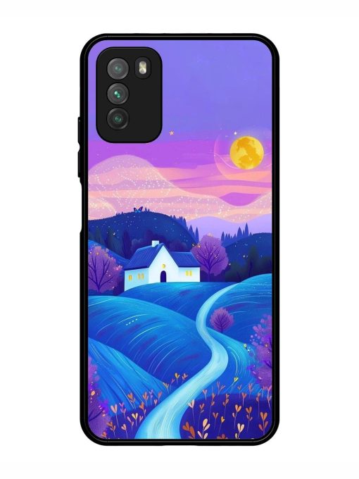 Moonlit Meadow Glossy Soft Edge Case for Poco M3 Chachhi