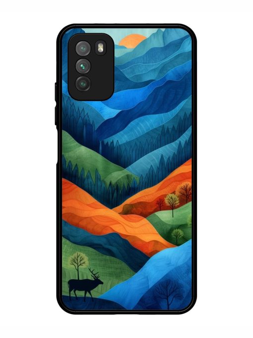 Layers Of The Land Glossy Soft Edge Case for Poco M3 Chachhi