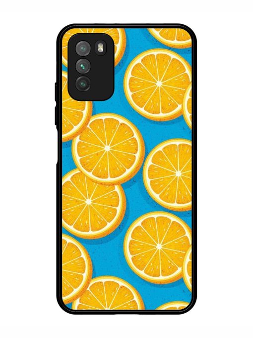 Citrus Symphony Glossy Soft Edge Case for Poco M3 Chachhi