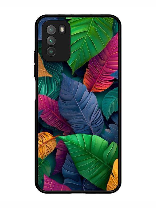 Tropical Tapestry Glossy Soft Edge Case for Poco M3 Chachhi