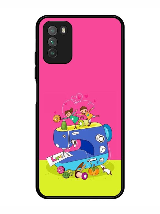 Sew Cute Glossy Soft Edge Case for Poco M3 Chachhi