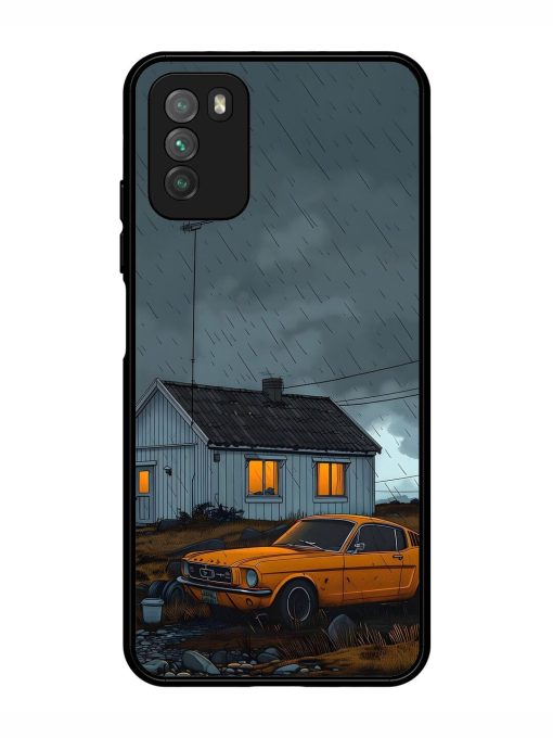 Rainy Day Retreat Glossy Soft Edge Case for Poco M3 Chachhi