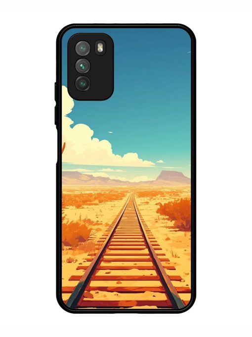 Endless Horizon Glossy Soft Edge Case for Poco M3 Chachhi