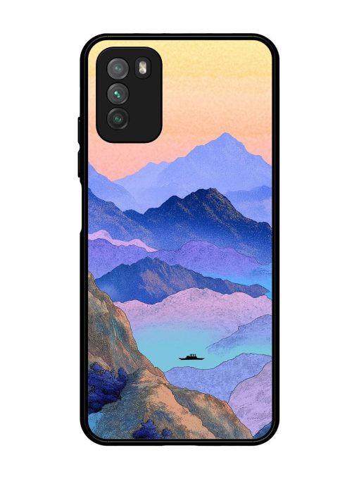 Mountain Mist Glossy Soft Edge Case for Poco M3 Chachhi