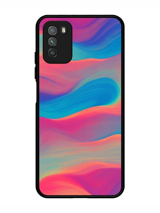 Wavy Wonder Glossy Soft Edge Case for Poco M3 Chachhi