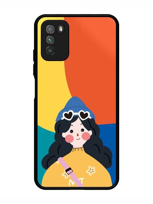 Colorful Vibes Glossy Soft Edge Case for Poco M3 Chachhi