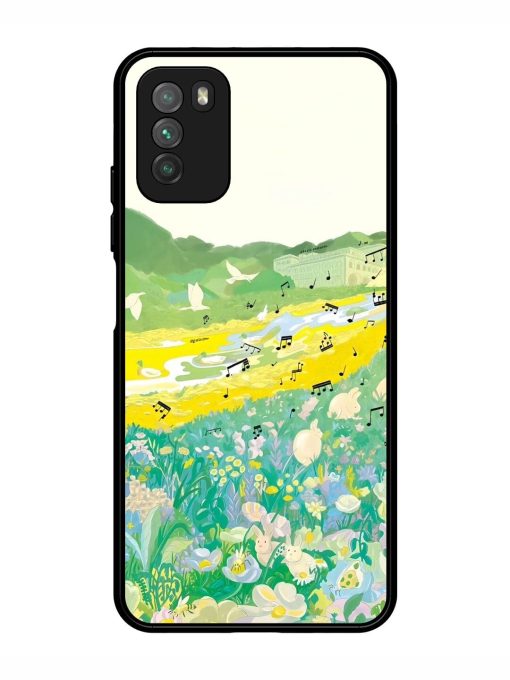 Melody In Bloom Glossy Soft Edge Case for Poco M3 Chachhi