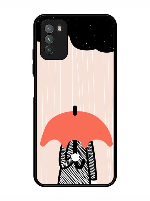 Stormy Weather, Shielded Soul Glossy Soft Edge Case for Poco M3 Chachhi