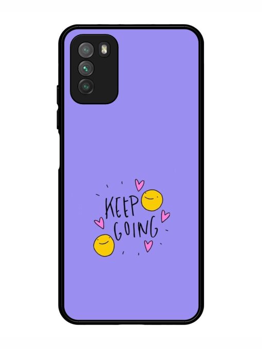 Smiling Through It All Glossy Soft Edge Case for Poco M3 Chachhi