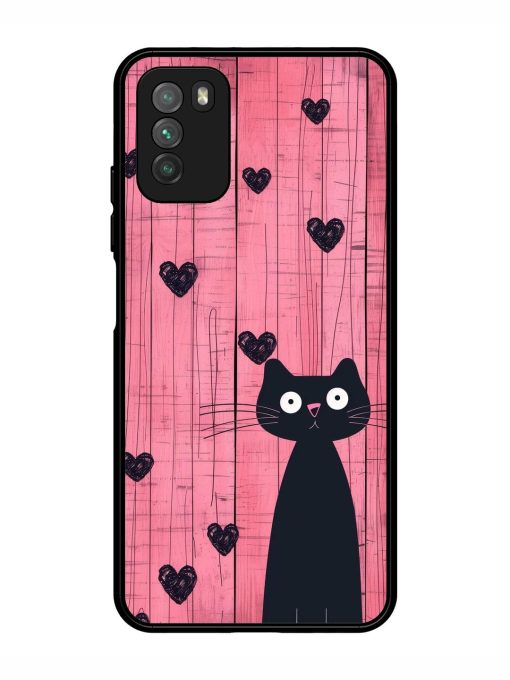 Feline Valentine'S Day Glossy Soft Edge Case for Poco M3