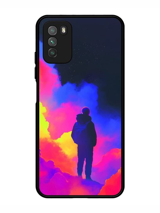 Cosmic Wanderer Glossy Soft Edge Case for Poco M3 Chachhi