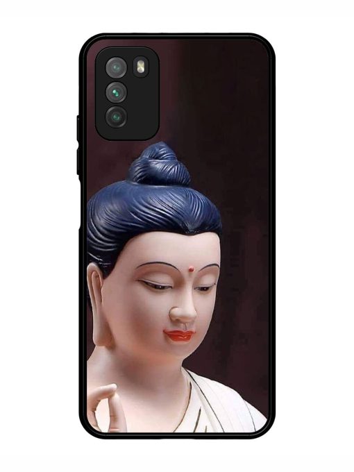 Budhha Glossy Soft Edge Case for Poco M3 Chachhi