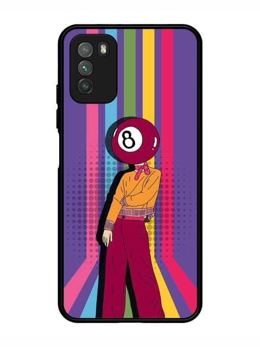 Eight Ball Fashionista Glossy Soft Edge Case for Poco M3 Chachhi