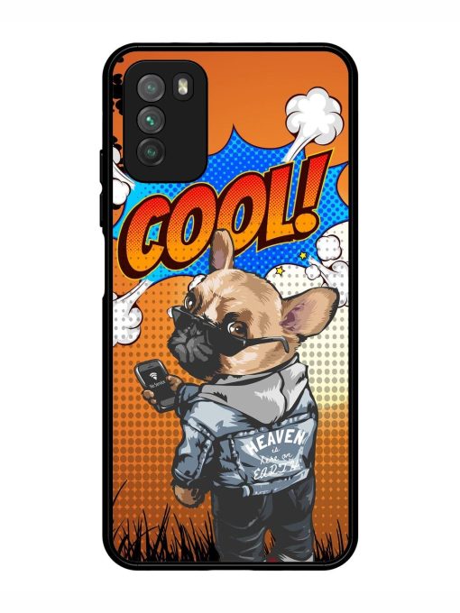 Cool Pup Glossy Soft Edge Case for Poco M3 Chachhi