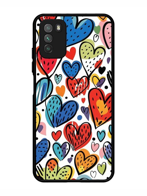 Heartfelt Harmony Glossy Soft Edge Case for Poco M3 Chachhi