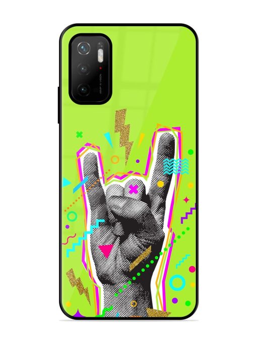 Neon Rock Glossy Soft Edge Case for Poco M3 Pro (5G) Chachhi