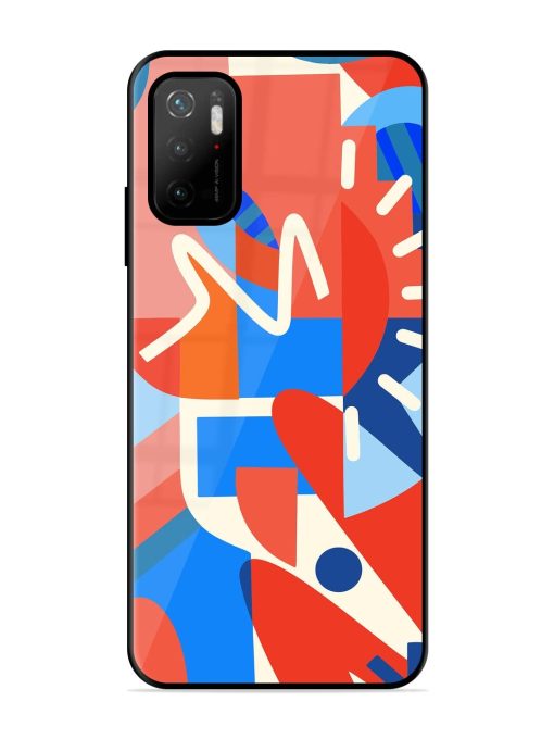 Abstract Harmony Glossy Soft Edge Case for Poco M3 Pro (5G) Chachhi