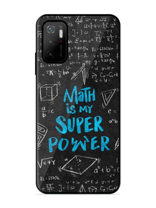 Math Magic Glossy Soft Edge Case for Poco M3 Pro (5G) Chachhi