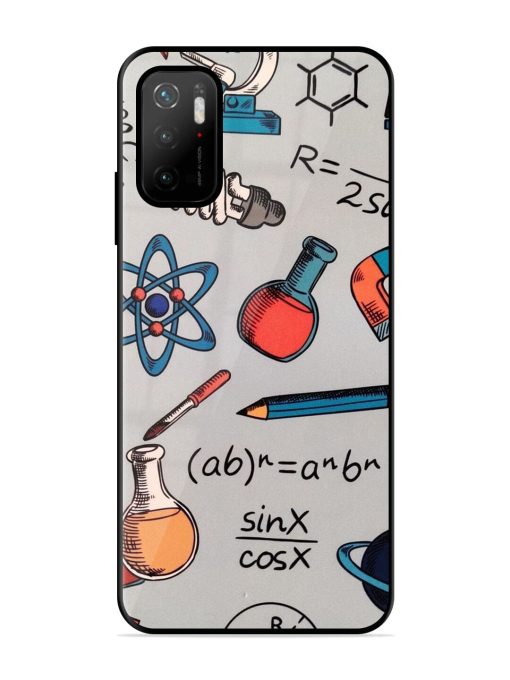 Science Doodle Glossy Soft Edge Case for Poco M3 Pro (5G) Chachhi