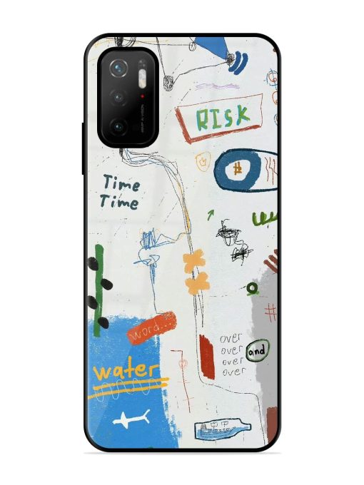 Mind Map Madness Glossy Soft Edge Case for Poco M3 Pro (5G) Chachhi