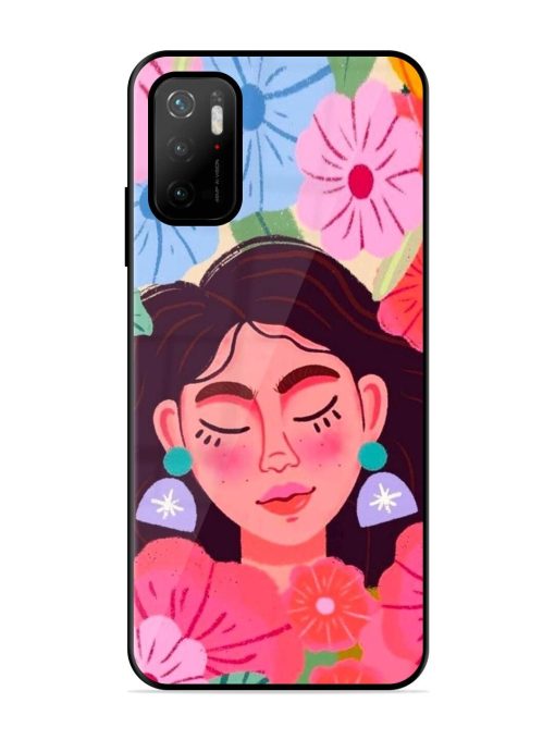 Blooming Serenity Glossy Soft Edge Case for Poco M3 Pro (5G) Chachhi