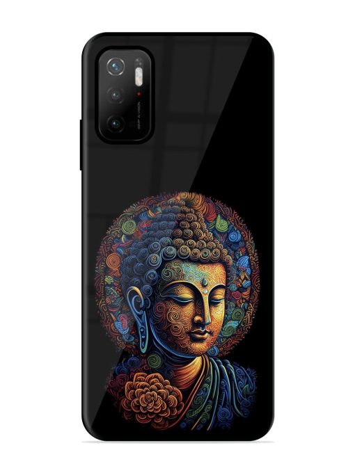 Stained Glass Serenity Glossy Soft Edge Case for Poco M3 Pro (5G) Chachhi