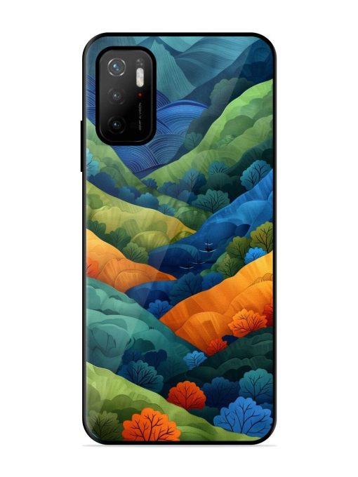 Serene Summits Glossy Soft Edge Case for Poco M3 Pro (5G) Chachhi