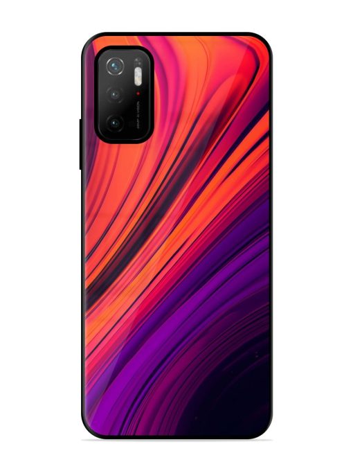 Crimson Curls Glossy Soft Edge Case for Poco M3 Pro (5G)