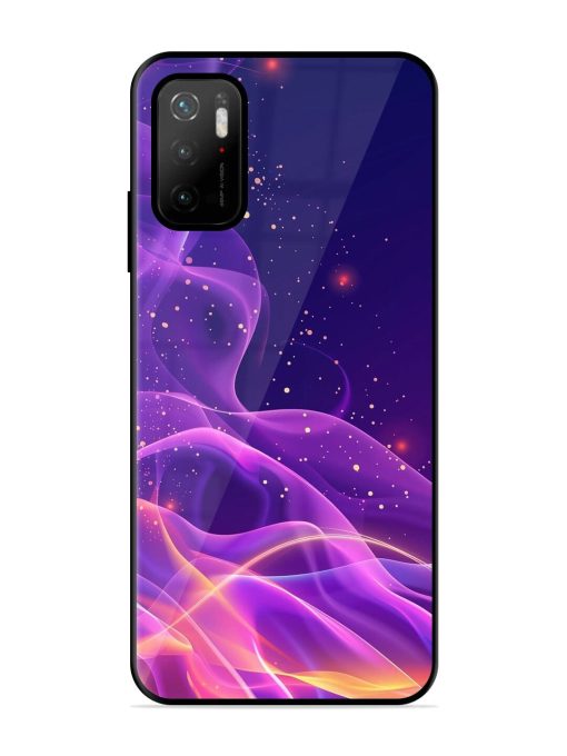 Cosmic Currents Glossy Soft Edge Case for Poco M3 Pro (5G) Chachhi